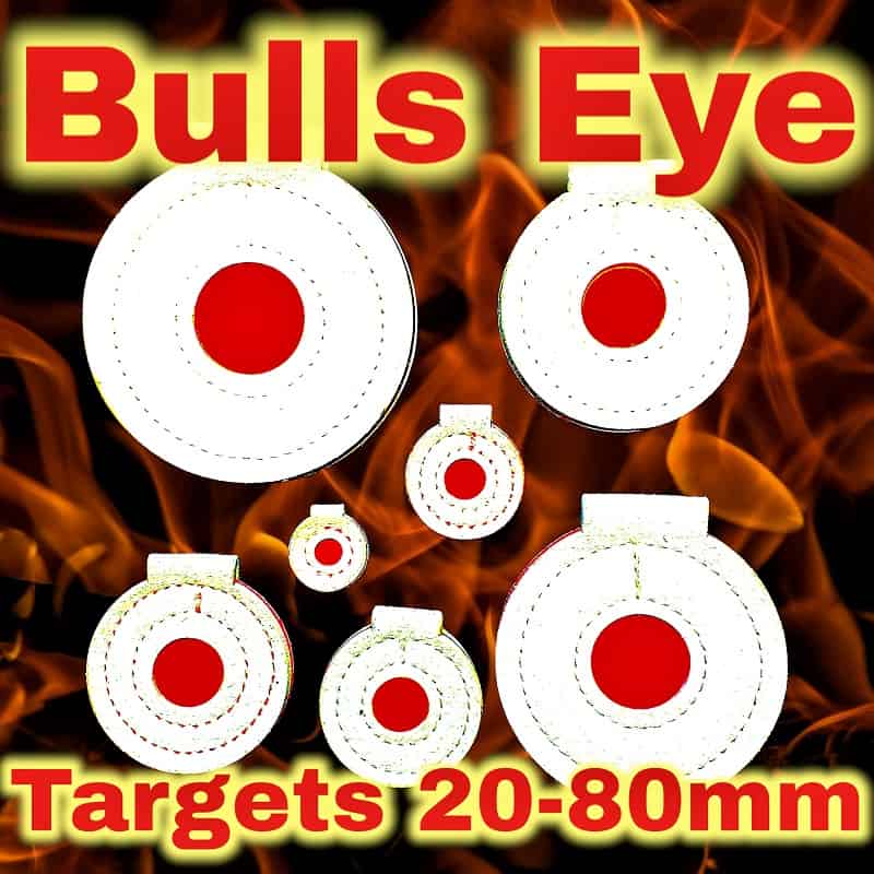 Bulls Eye Leder Spinner 20-80mm