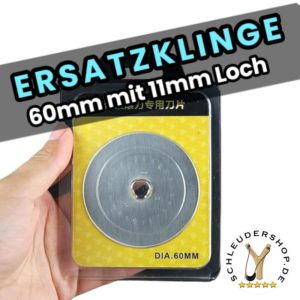 Ersatzklinge 60mm für Rollschneider Steinschleuder Zubehör