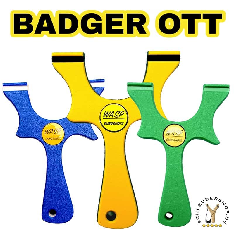WASP Badger OTT Slingshot Steinschleuder kaufen Zwille Fletsche Sportschleuder günstig