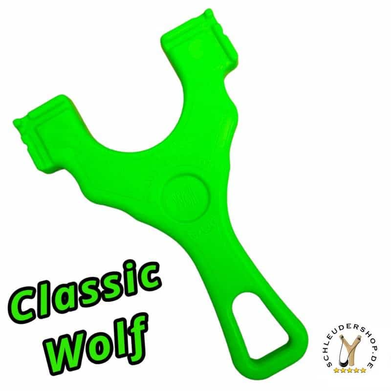 WASP Wolf Classic Toxic Green Rückseite Steinschleuder Sportschleuder kaufen
