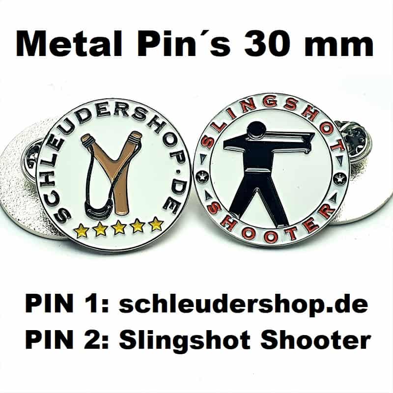 Metall Pins 30mm Übersicht