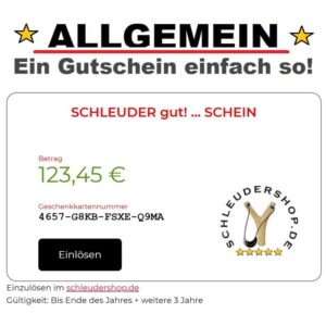 Schleuder gut! Schein