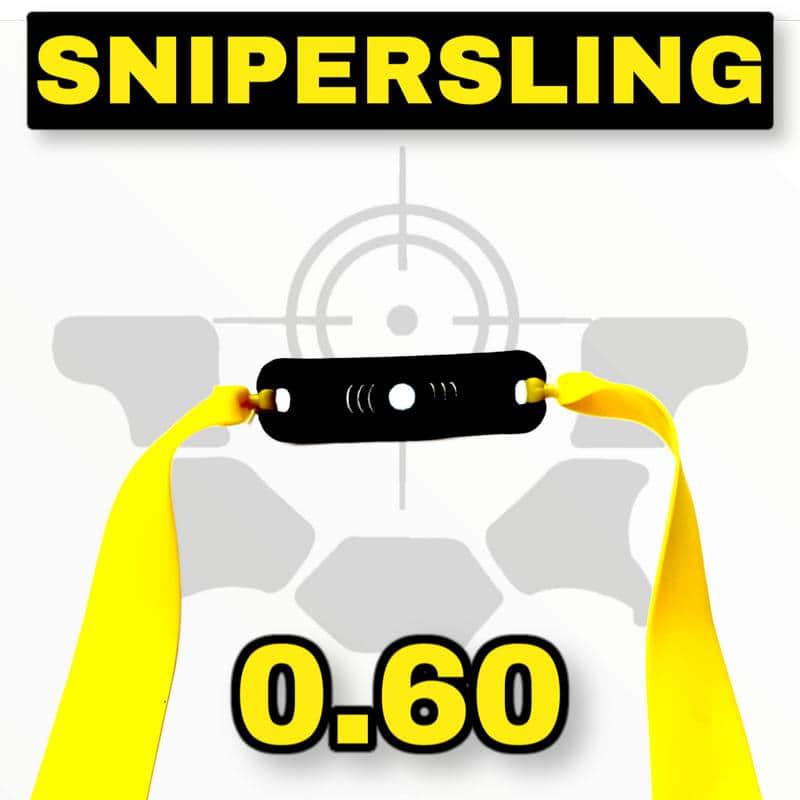Snipersing yellow 0.60 Zwillen Bandset mit Pouch