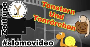 Zwillen Video Tonstern und Tonröhrchen Zeitlupe SloMo