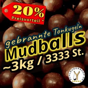 3kg Mudballs Clayballs Schleudermunition Munition für Steinschleuder Sportschleuder Zwille kaufen Angebot