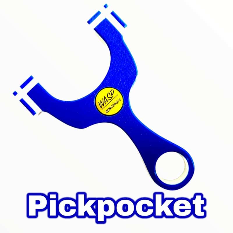 WASP PickPocket HDPE Blue-White Slingshot Steinschleuder kaufen