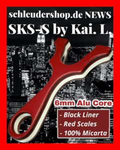 SKS-S Alu Core 6mm DIY rotes Micarta Version von Kai L