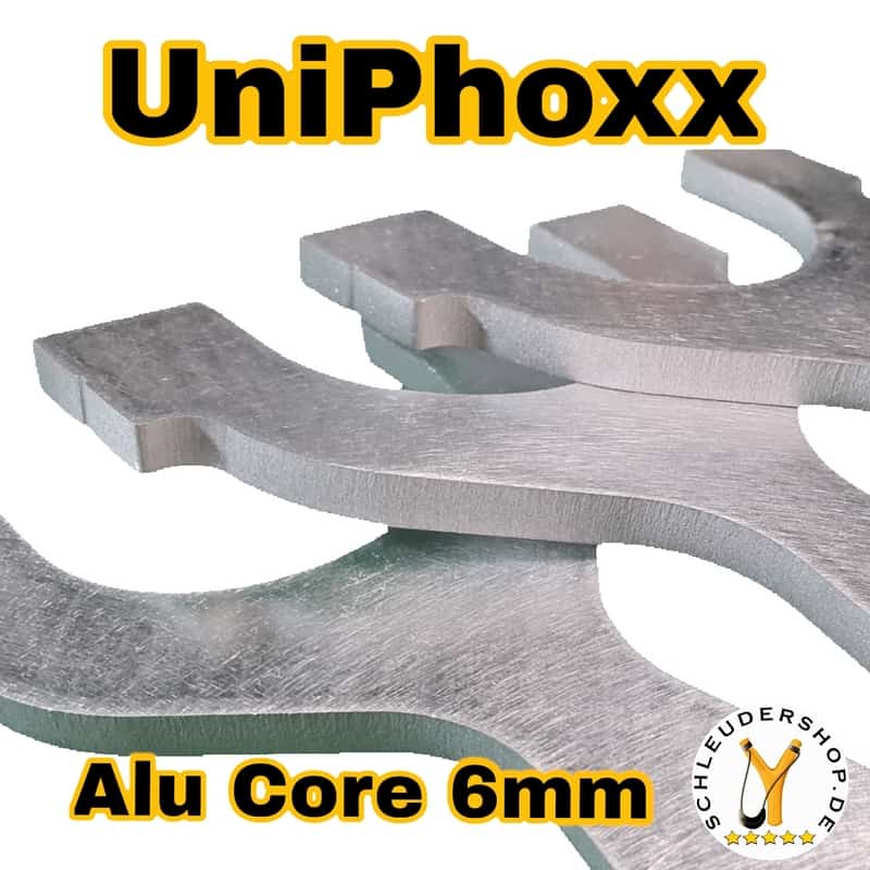 UniPhoxx Aluminium Core 6mm DIY Slingshot Frame WASP Slingshots UK