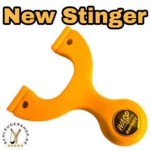 New WASP Stinger orange Steinschleuder Sportschleuder Zwille Slingshot preiswert kaufen
