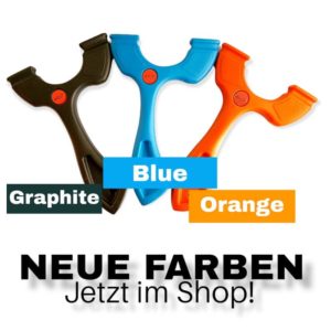 WASP FTC Slingshot graphite blue orange Field Target Champion 3 neue Farben