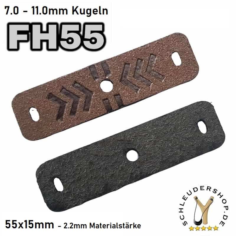 GZK FH55 Super-Fiber Pouch 2.2 mm Material Steinschleuder Zwille Sportschleuder Zubehör