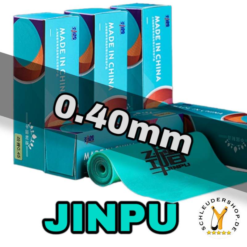 JINPU 0.40 mm Latex Steinschleuder Gummi Sportschleuder Flachband Zwille Ersatzgummi selber machen
