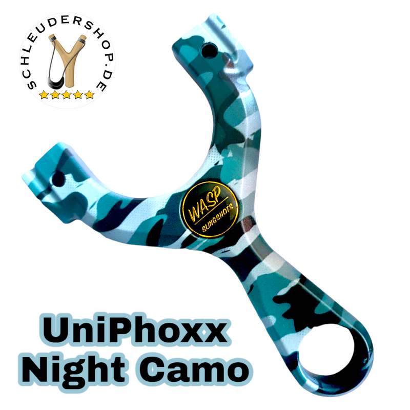 UniPhoxx Night Camo Printed Steinschleuder Zwille Slingshot Sportschleuder günstig kaufen
