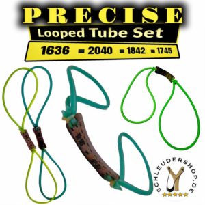 Precise Looped Tube set 1636 2040 1842 1745 mit Pouch Steinschleueder Rundgummi Rapid Shooting