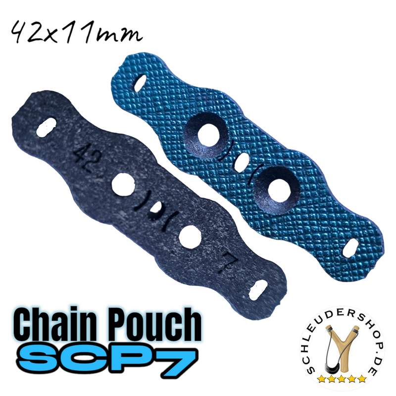 Special Chain Pouch SCP7 Pit Pouch selbst zentrierend Steinschleuder Zubehör Sportschleuder Zwille