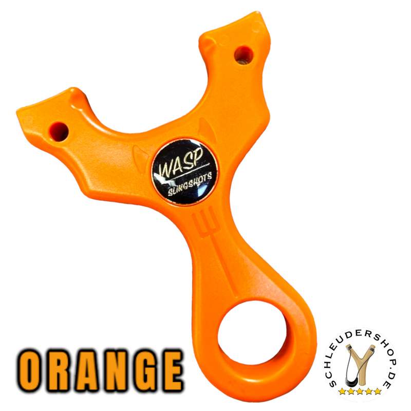 WASP IMP OTT Frame Orange EDC Steinschleuder Sportschleuder Zwille Clips new product
