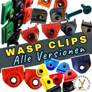 WASP Band Clamps and Thumb Scerws Clips Slingshot Sportschleuder Steinschleuder Zwille