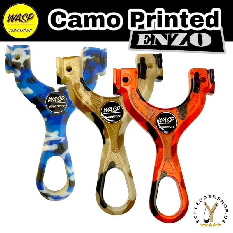 WASP Camo Printed ENZO Ocean-Camo Desert-Camo Tiger-Camo Clips Band Clamps