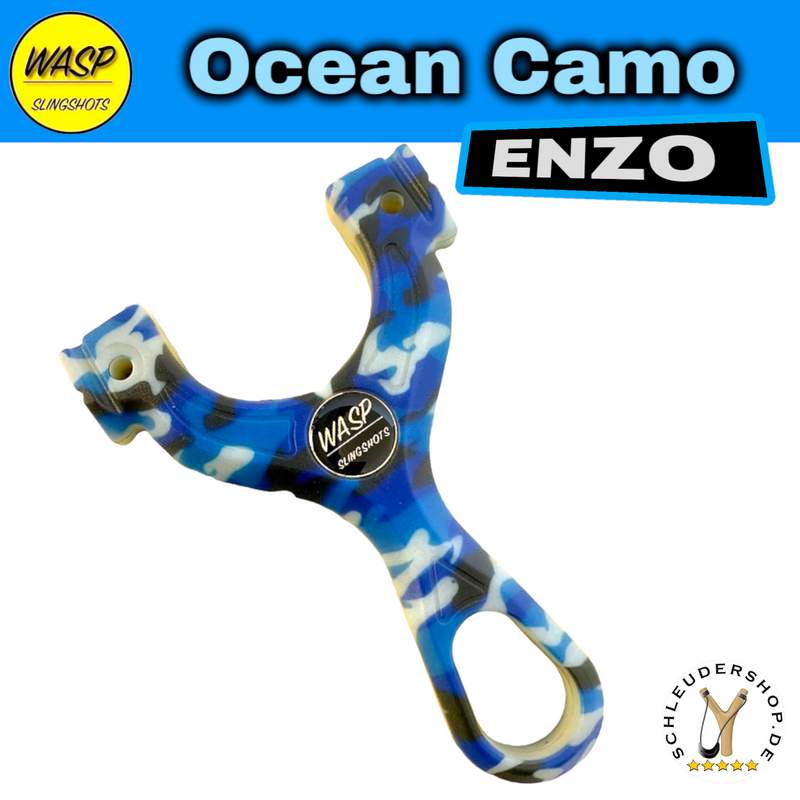 WASP ENZO EDITION Camo Printed Series Ocean-Camo Clips Band Clamps