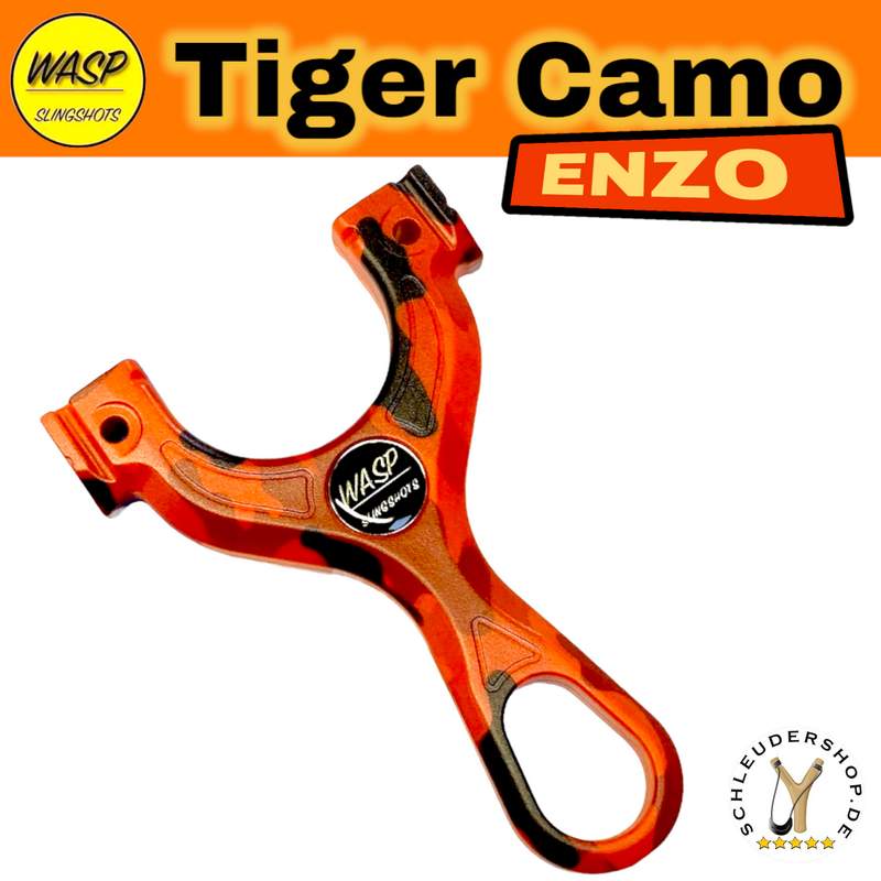 WASP ENZO EDITION Camo Printed Series Tiger-Camo Clips Band Clamps