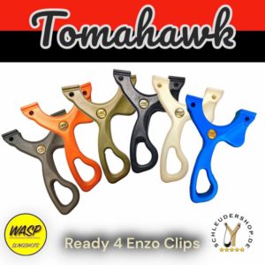 WASP Tomahawk OTT Steinschleuder Sportschleuder Zwille Enzo Clips ready kaufen