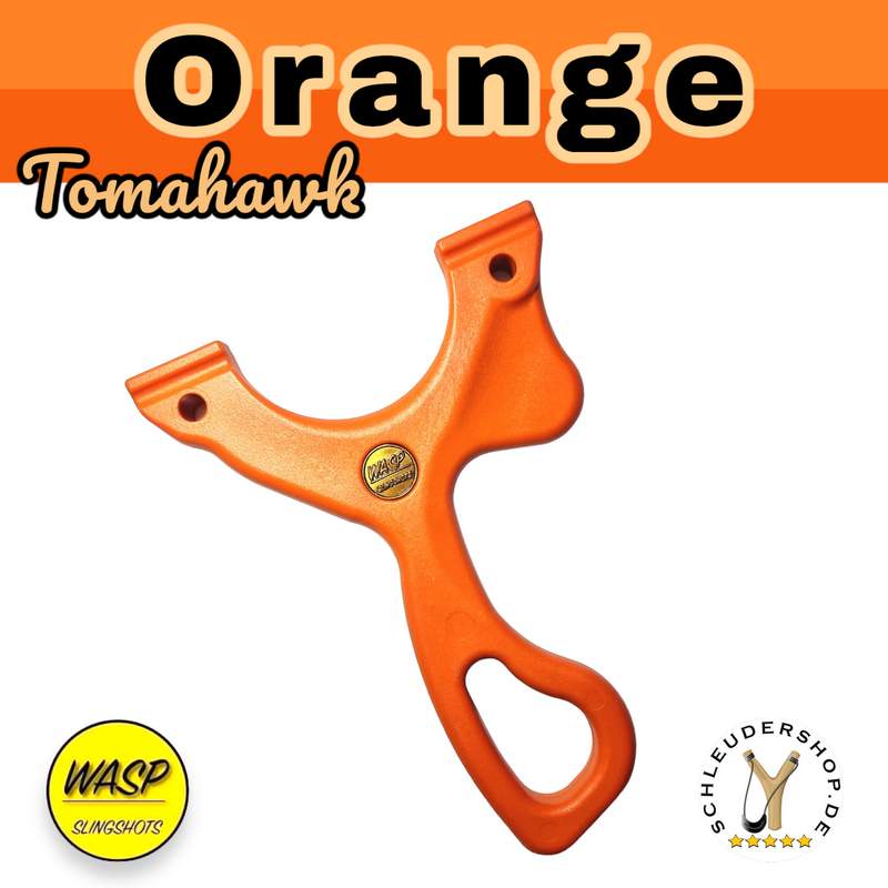 WASP Tomahawk OTT Orange Steinschleuder Sportschleuder Zwille Enzo Clips kaufen