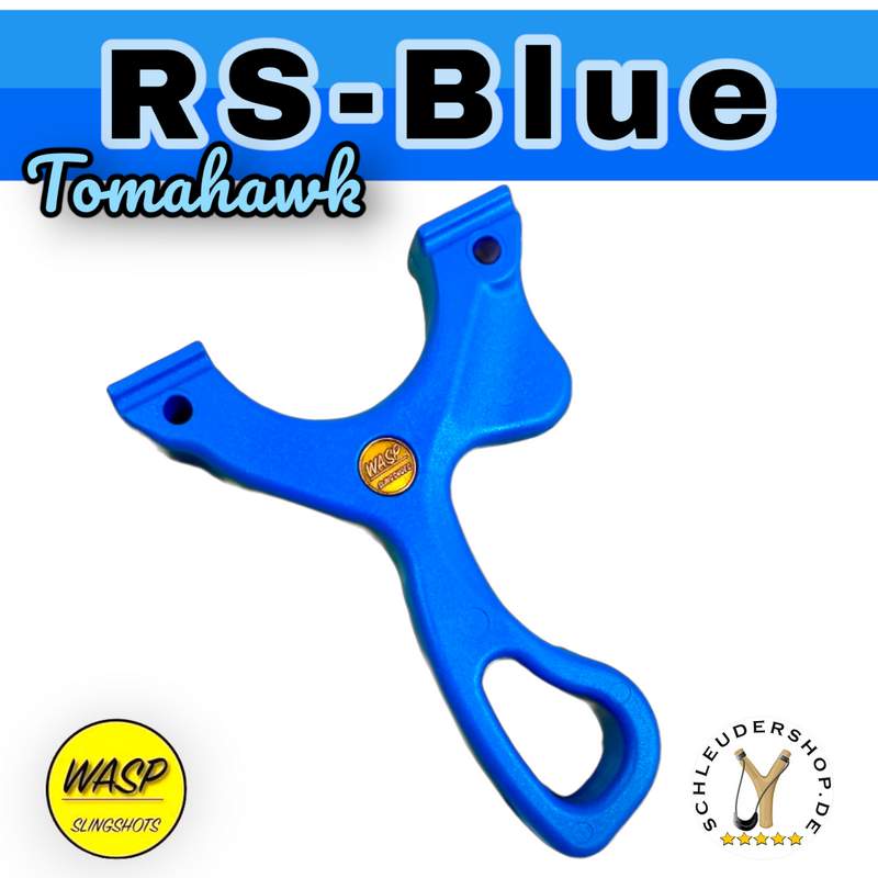 WASP Tomahawk RS-Blue Steinschleuder Sportschleuder Zwille Enzo Clips kaufen