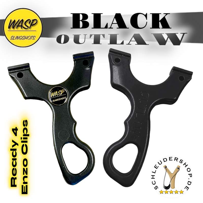 WASP Outlaw OTT Black Slingshot OTT New Steinschleuder Zwille Fletsche Sportschleuder kaufen