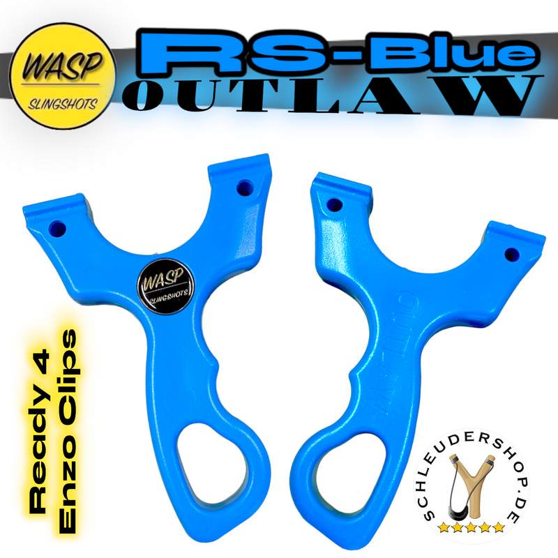 WASP Outlaw RS-Blue Slingshot OTT New Steinschleuder Zwille Fletsche Sportschleuder kaufen