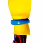 Rubber Ring Bandbefestigung Rundkopfgabel Steinschleuder Feihu Fork traditionelle China Zwille Schritt 3