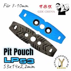 GZK LP53 Super Fiber Pit Pouch Steinschleuder Zubehör