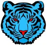 Blue Tiger Head