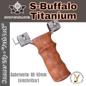 Snipersling S-BUFFALO Titanium Hammer OTT Steinschleuder