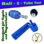 Ball to Tube Tool Magnethalter und Staufach Zwille