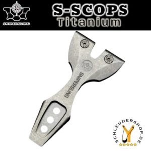 Snipersling S-SCOPS Titanium PFS Slingshot Steinschleuder