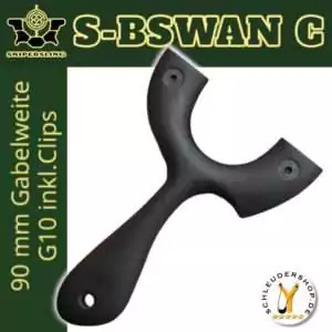 Snipersling-S-BSWAN-C-G10-Steinschleuder-mit-Clips-Profi-Schleuder