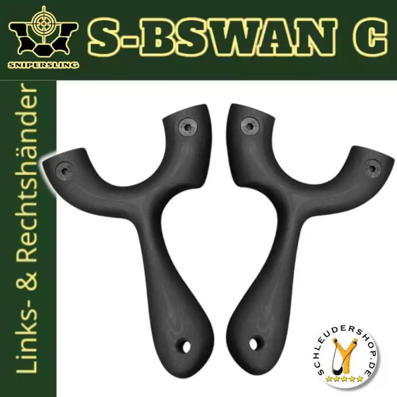 Snipersling-S-BSWAN-C-G10-Steinschleuder-mit-Clips-Profischleuder